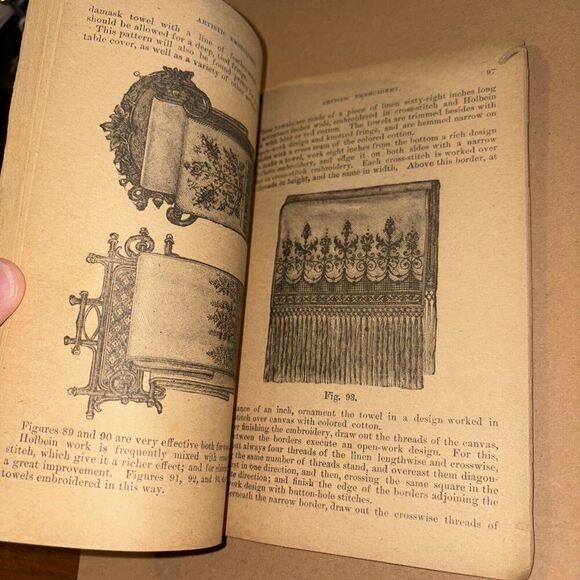 Antique 1886 Leisure Hour Liberty Vol 3 No 192 Artistic Embroidery / Ella Church - Picture 8 of 12